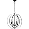 Progress Lighting Equinox Collection Black Five-Light Sphere Pendant P3841-31 - alternate 5